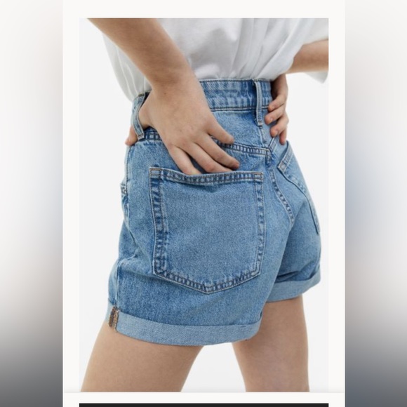 H&M Divided High Waist Denim Shorts - Picture 5 of 11